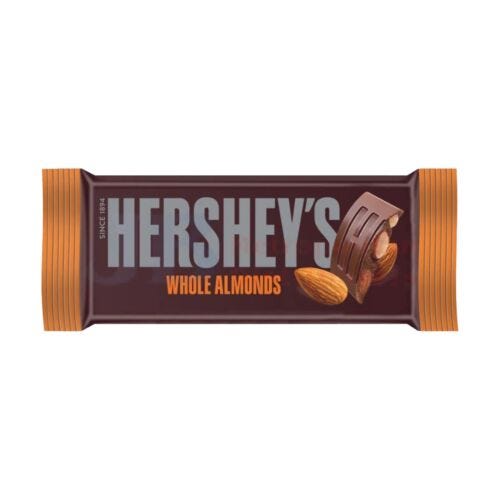 Hershey's Milk Chocolate With Whole Almonds 40g
