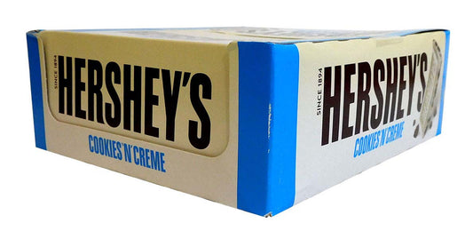 Hersheys Cookies and Cream Bars (24 x 40g Bars in a Display)