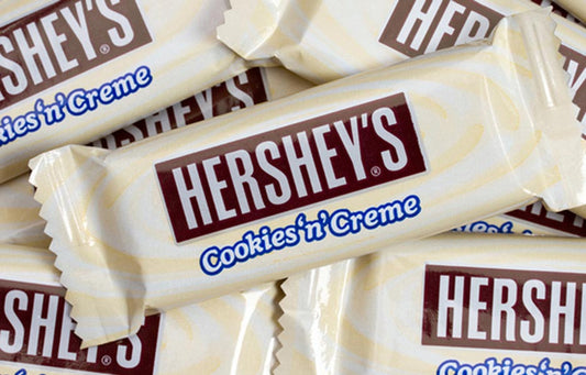 Hersheys Snack Size Cookies and Cream Milk Chocolate Bars (12g bars - approx 75pc bag)