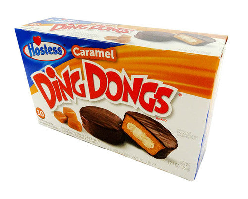 Hostess Ding Dongs  - Caramel (10 x 36g - Always Past Best Before)