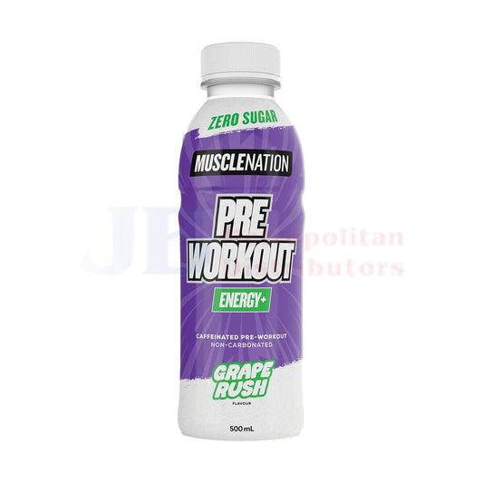 Muscle Nation Preworkout Grape Rush 500ml