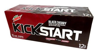 Mountain Dew Kick Start - Black Cherry (12 x 473ml)