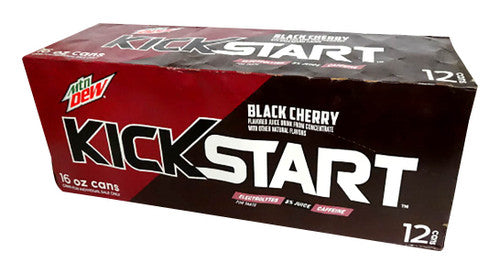 Mountain Dew Kick Start - Black Cherry (12 x 473ml)