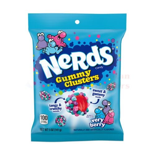 Nerds Very Berry Gummy Cluster 141g