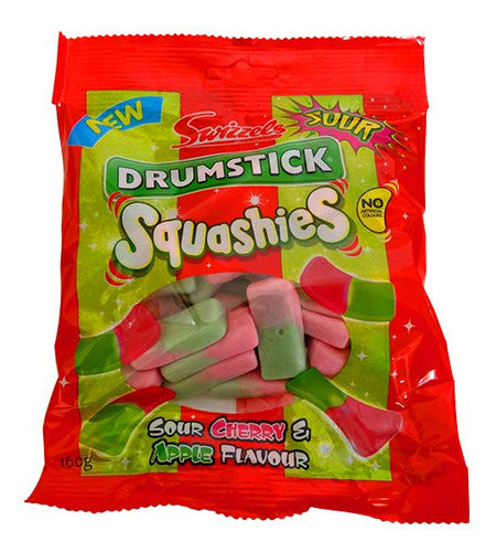 Swizzel Drumstick Squashies - Sour Cherry & Apple (160g x 10 bags)