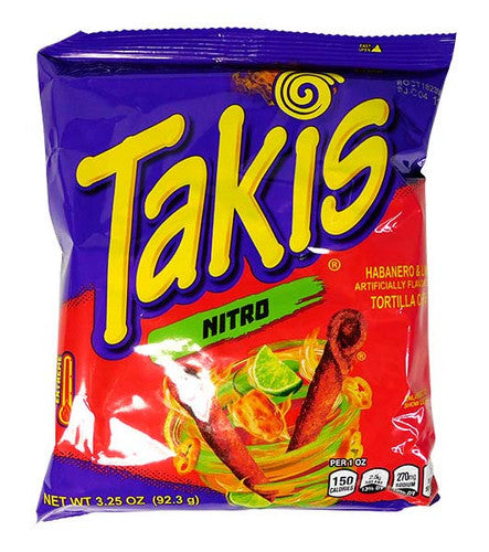 Takis Nitro Habanero (92g bag) - Short B/B date