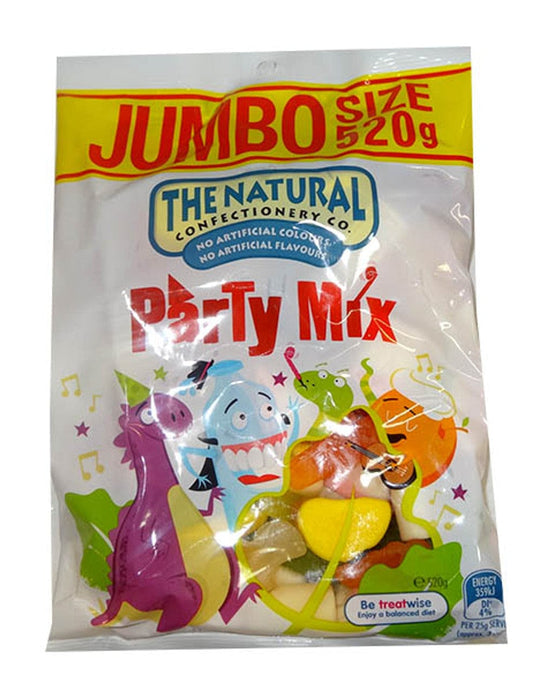 The Natural Confectionery Co. - Party Mix (520g bag x 10pc box)
