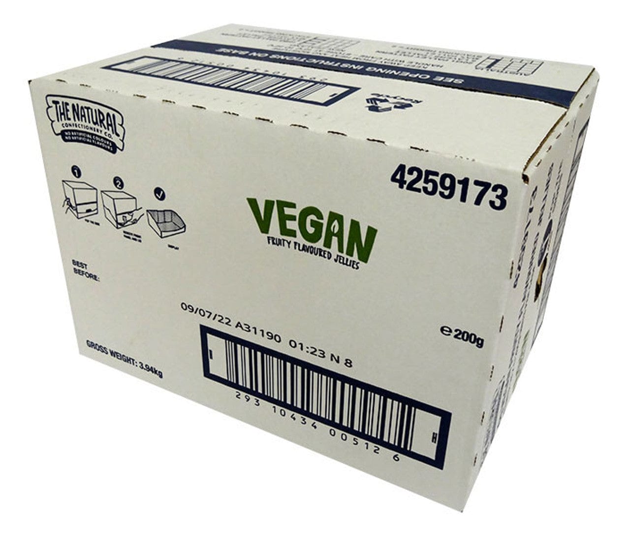 The Natural Confectionery Co. - Vegan Jellies ( 200g x 18pc box)