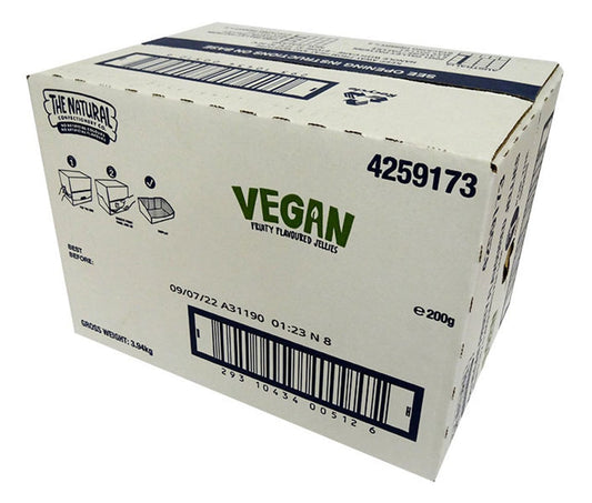The Natural Confectionery Co. - Vegan Jellies ( 200g x 18pc box)