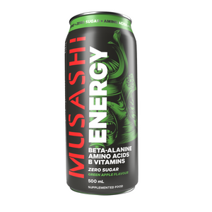 Musashi Energy Green Apple Zero Sugar 500ml
