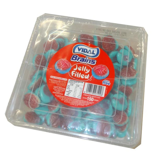 Vidal Jelly Filled Brains (150 pieces - 900g tub)