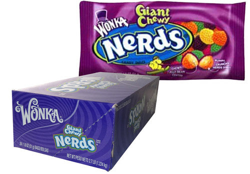 Wonka Giant Chewy Nerds (24 x 51g bags)