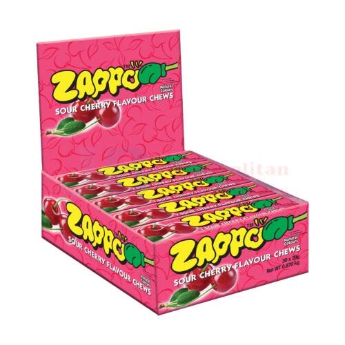 Zappo Sour Cherry 29g (30 Pack)
