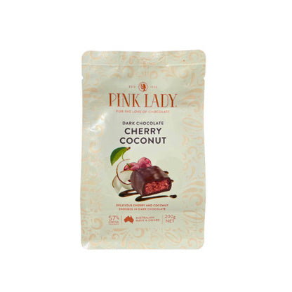 Pink Lady - Dark Chocolate Cherry Coconut (200g Bag)