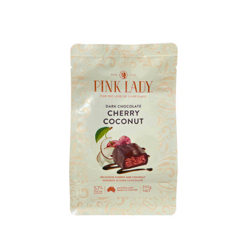 Pink Lady - Dark Chocolate Cherry Coconut (200g Bag)
