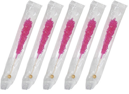 Crystal Sticks - Pink - Cherry flavour (5 x 17cm Sticks)