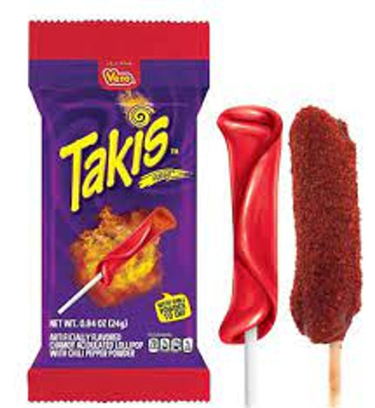 Takis -Feugo Lollipop (3 x 24g in a bag)