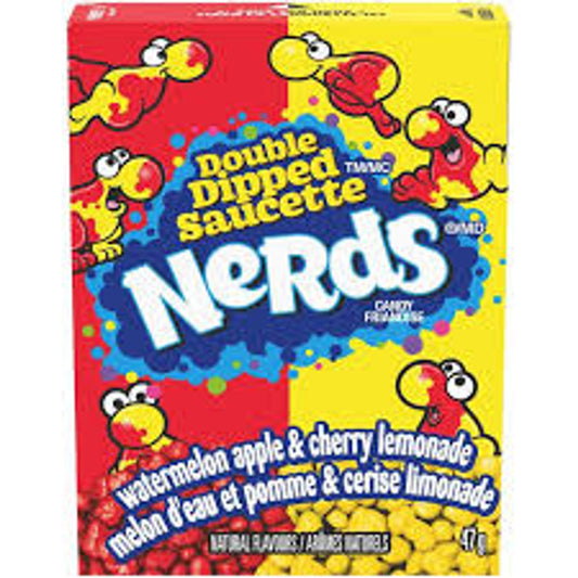 Nerds - Double Dipped lemonade wild cherry & apple watermelon  (36 piece Display Unit)