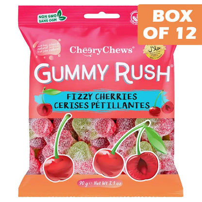 Gummy Rush Fizzy Cherry 90g