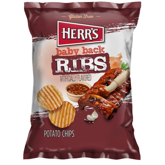 Herr's Baby Back Ribs Chips 168g