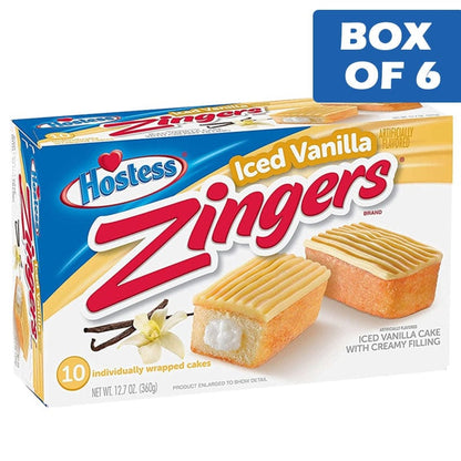 Hostess Iced Vanilla Zingers 360g