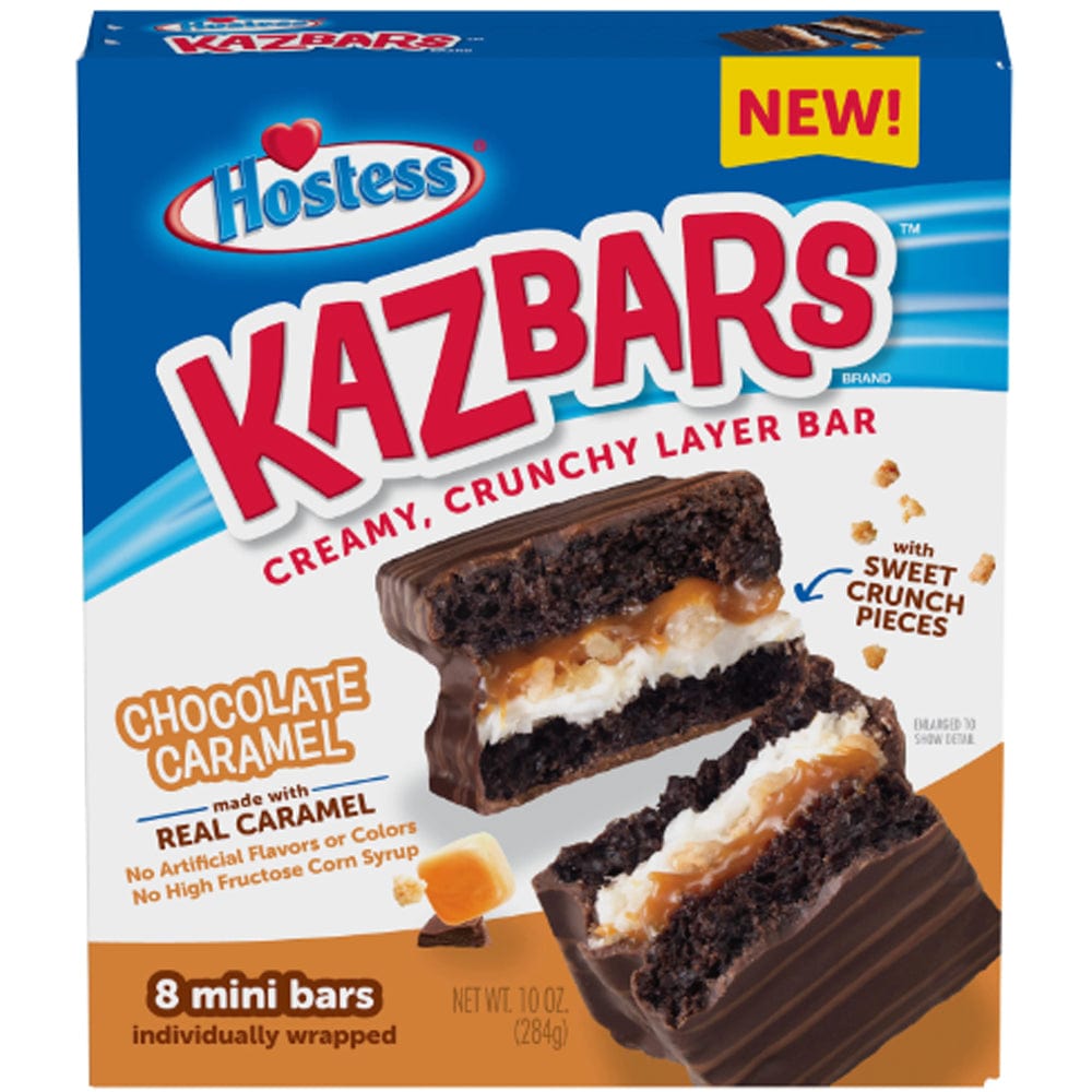 Hostess Kazbars Chocolate Caramel 284g