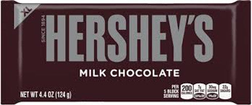 Hersheys XL Milk Chocolate Bars (12 x 124g bars in a box)