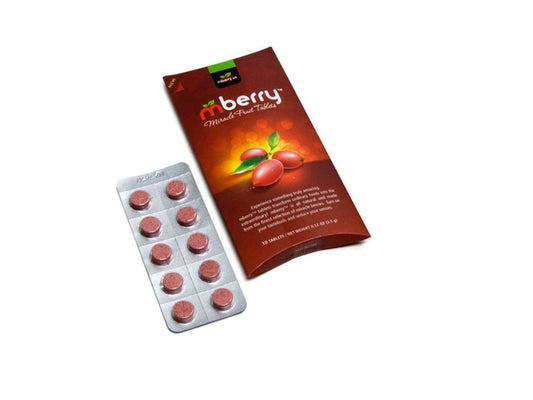 Flavour Trippers - mBerry Miracle Berries (One pack of 10 x Miracle Fruit tablets)