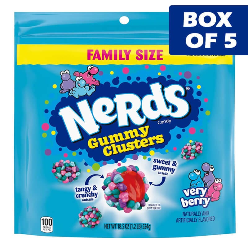 Nerds Cluster Very Berry 524g