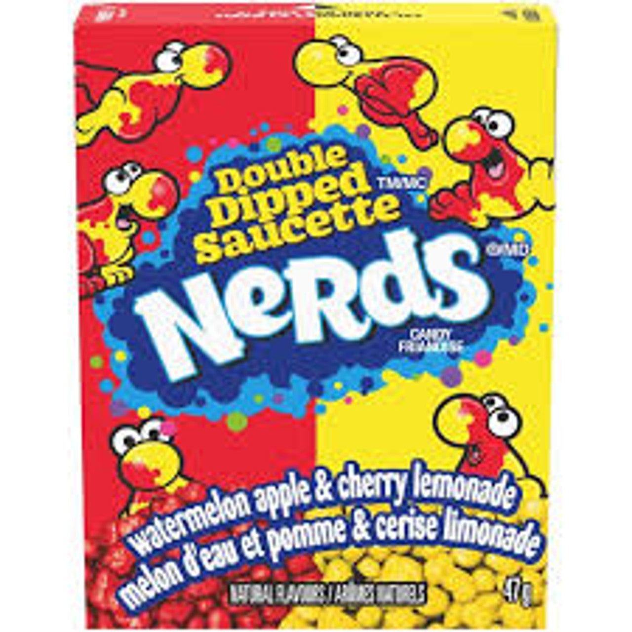 Nerds - Double Dipped lemonade wild cherry & apple watermelon  (36 piece Display Unit)