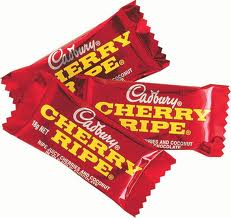 Cadbury Cherry Ripe Pieces Bulk 10g-18kg (Special Order)