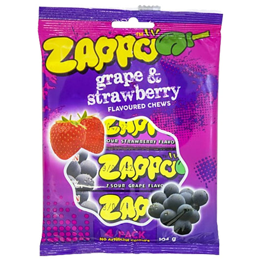 Zappo Grape & Strawberry Peg Bag 104g