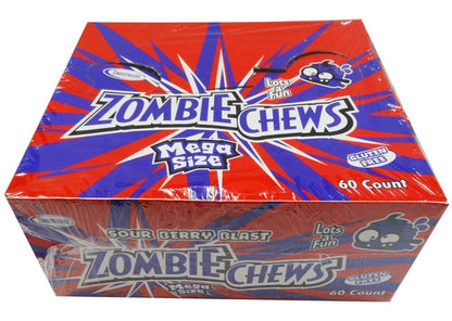 Zombie Chews - Sour Berry Blast (60 bars in a Display Unit)